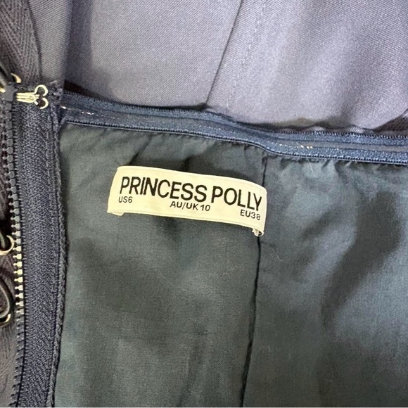 Y2k Navy Blue Corset - Picture 5 of 5